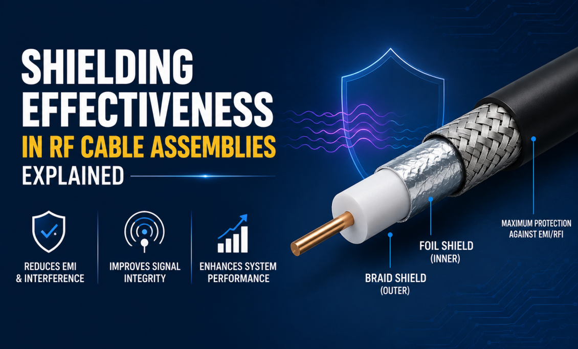 Shielding Effectiveness in RF Cable Assemblies Explained