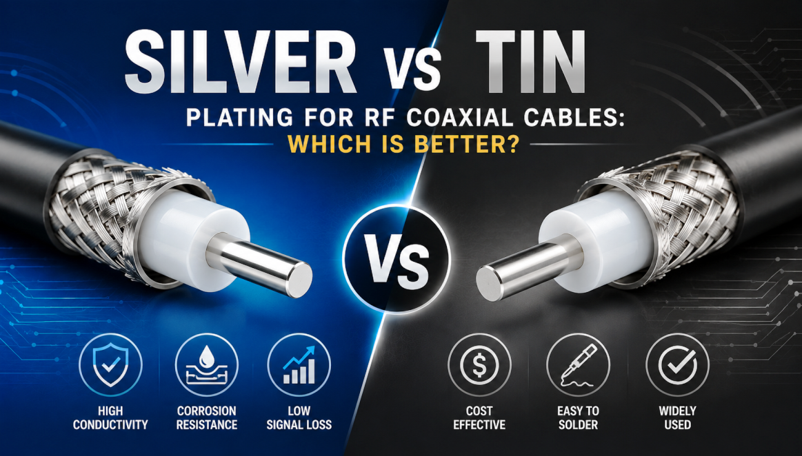 Silver vs Tin Plating for RF Coaxial Cables: Which Is Better?