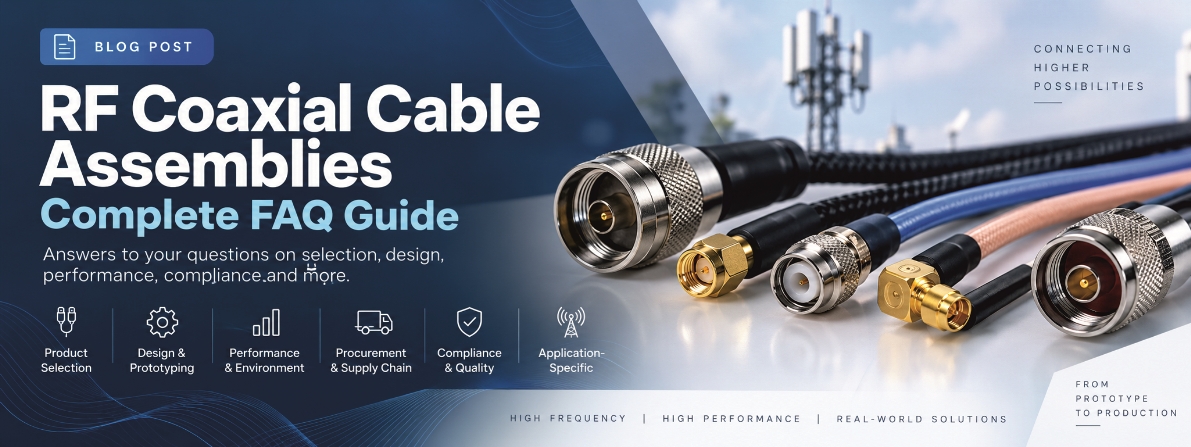 RF Coaxial Cable & Cable Assembly FAQ: 40+ Questions Engineers and Buyers Ask, Answered