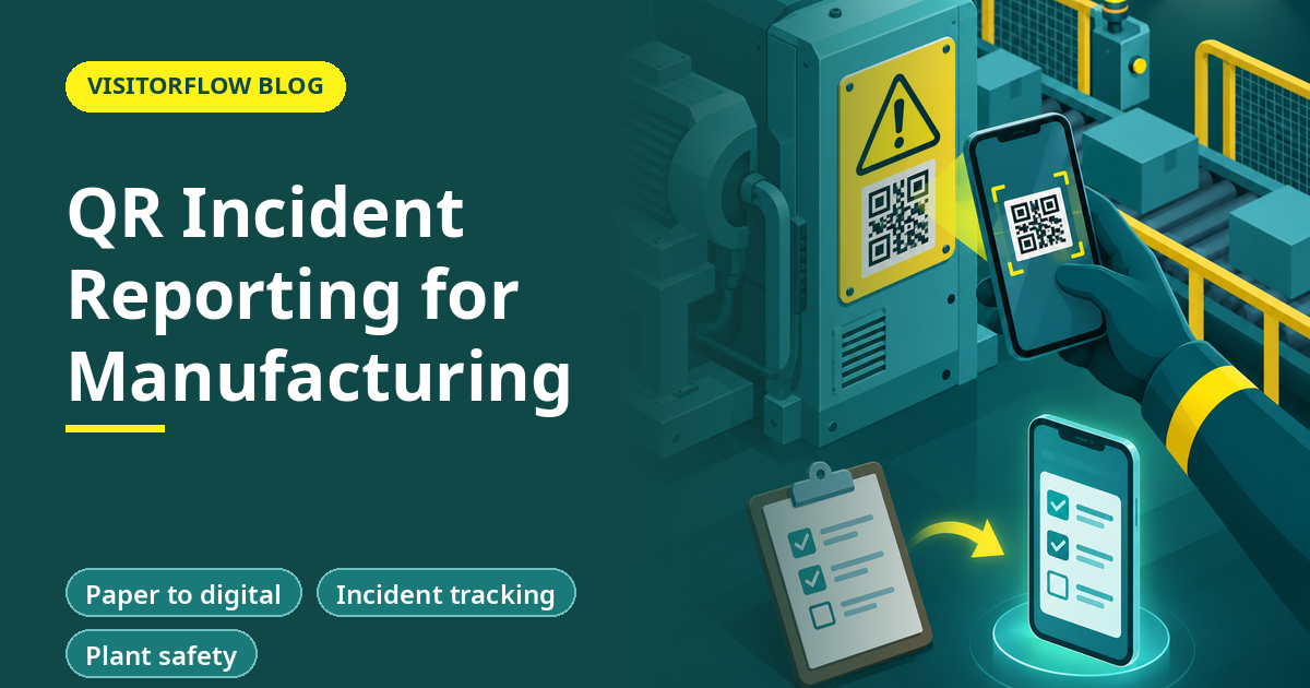 How QR Code-Based Incident Reporting Transforms Manufacturing Operations