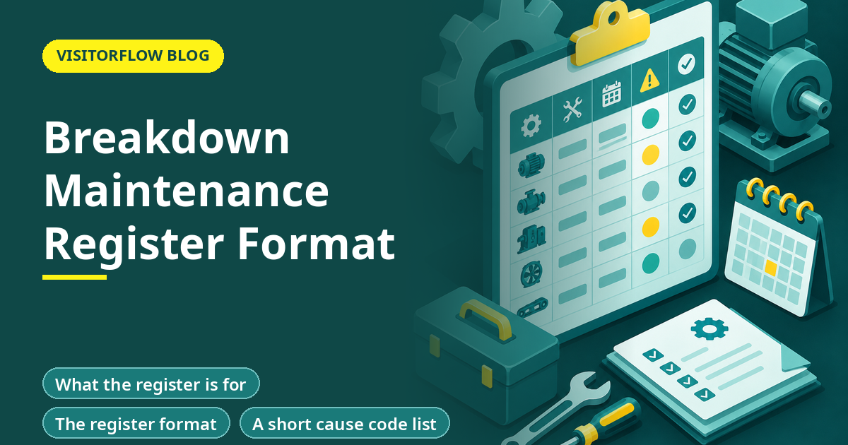 Breakdown Maintenance Register Format