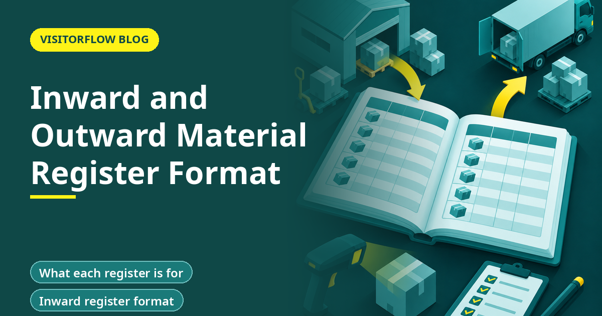 Inward and Outward Material Register Format