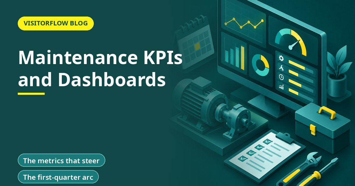 Banner illustration for the article: Maintenance KPIs and Dashboards: What to Review Weekly