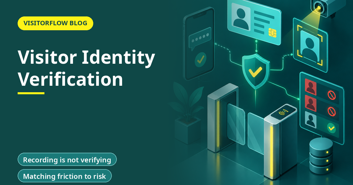 Visitor Identity Verification: OTP, ID, Photo and Watchlists