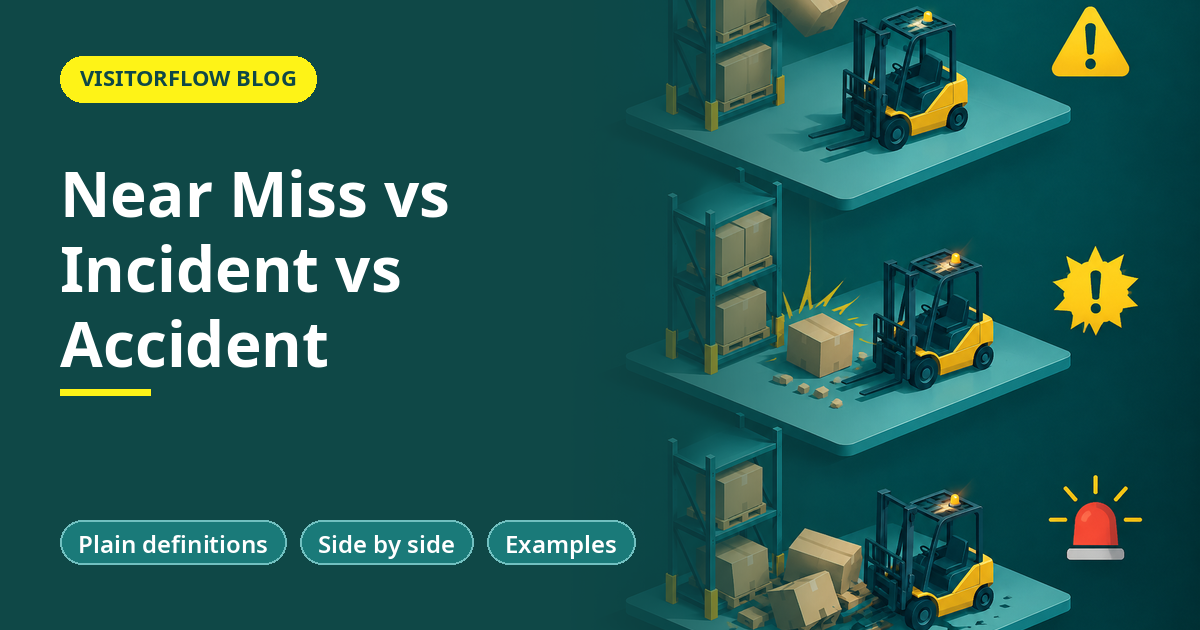 Near Miss vs Incident vs Accident